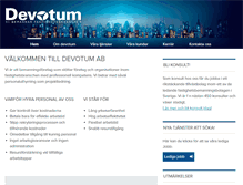 Tablet Screenshot of devotum.se